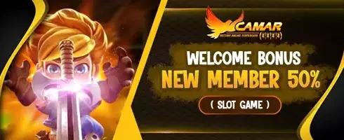 Welcome Bonus 100% Member Baru promotion banner
